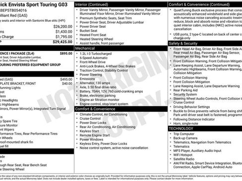 Certified 2026 Buick Envista Sport Touring w/ Convenience I Package FWD image 5