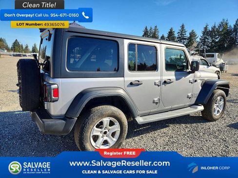 Used 2019 Jeep Wrangler Unlimited Sport S AWD/4WD image 4