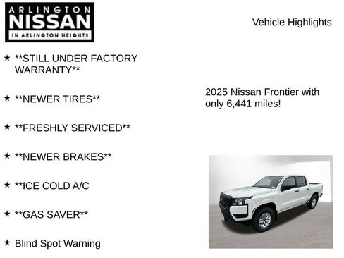 Certified 2025 Nissan Frontier S image 7