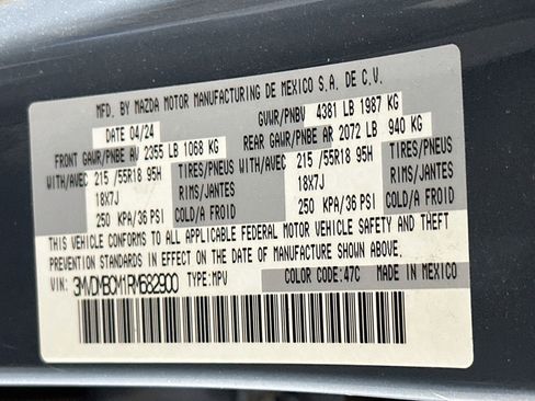Used 2024 MAZDA CX-30 AWD 2.5 S w/ Preferred Package image 12