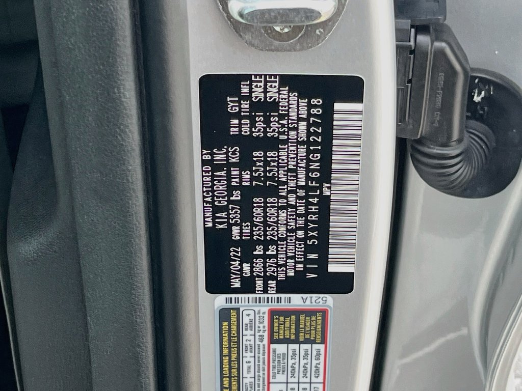 Used 2022 Kia Sorento EX w/ Panoramic Sunroof Package FWD image 32