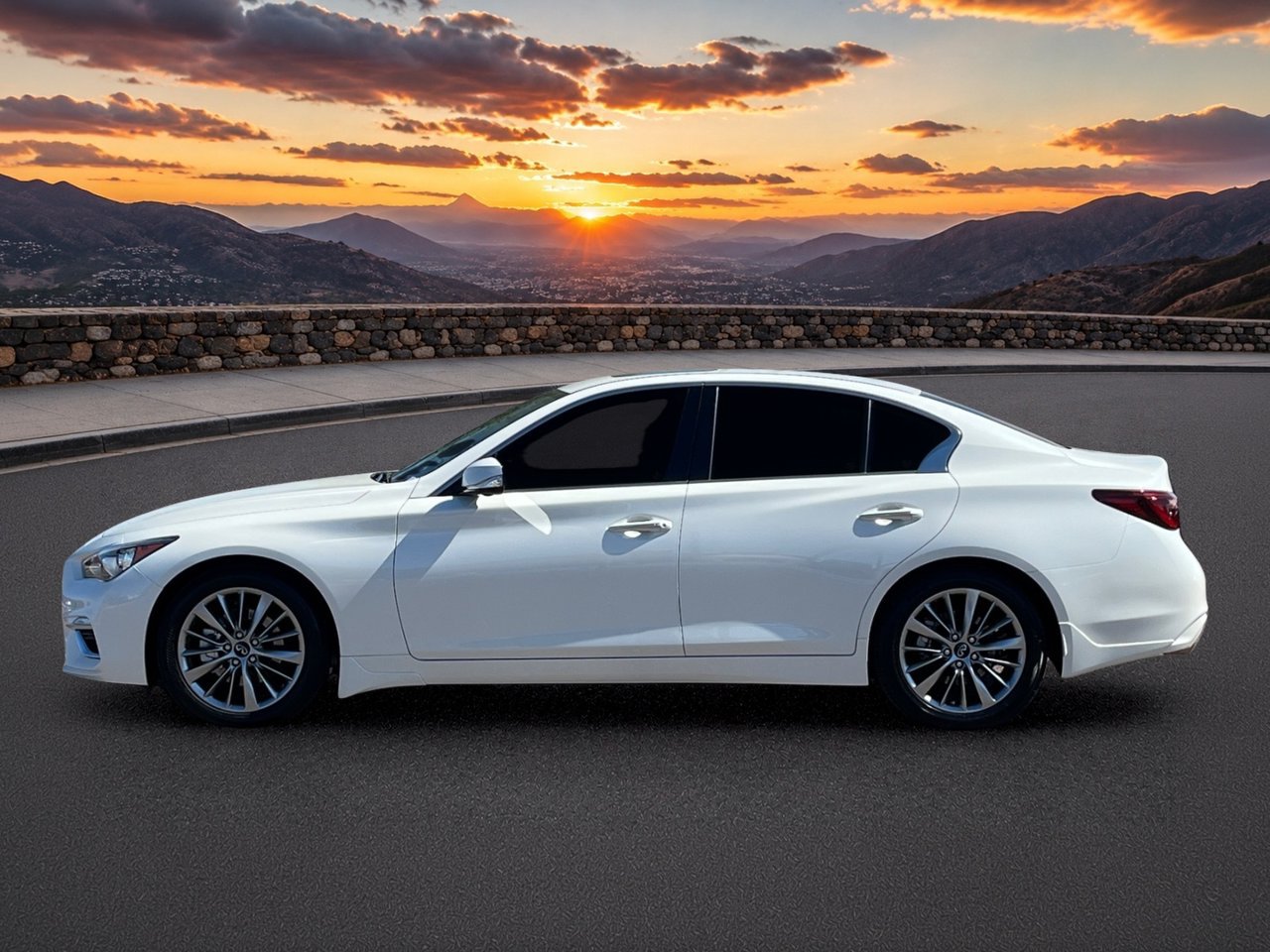 Certified 2023 INFINITI Q50 Luxe w/ Cargo Package RWD image 3