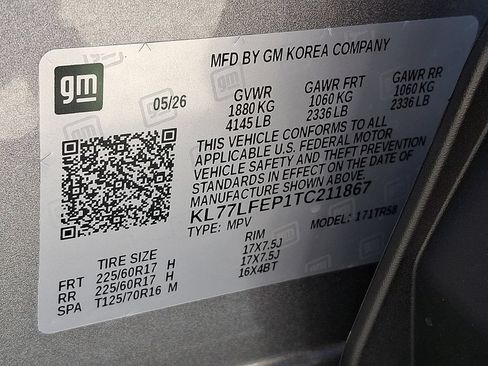 New 2026 Chevrolet Trax LS w/ LS Convenience Package FWD image 15