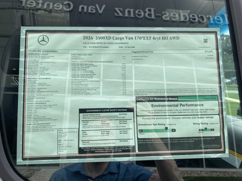 New 2026 Mercedes-Benz Sprinter 3500 image 21