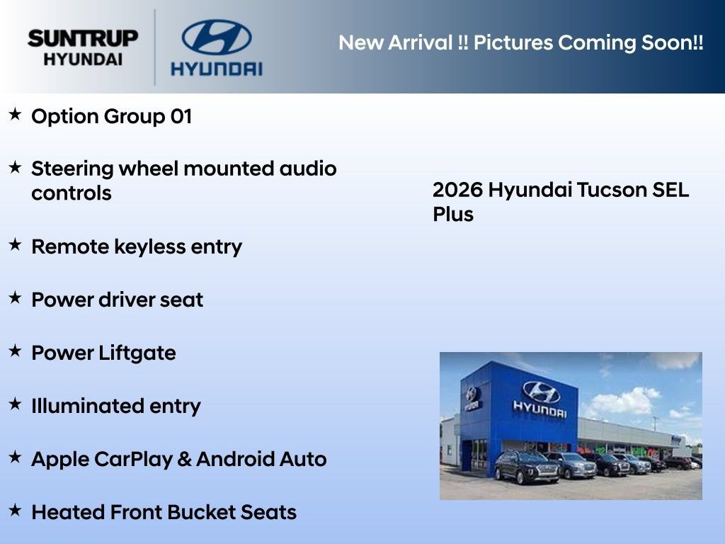 New 2026 Hyundai Tucson SEL Plus AWD/4WD image 2