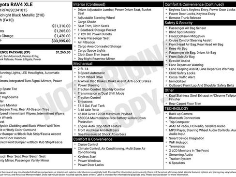 Used 2025 Toyota RAV4 XLE w/ Convenience Package FWD image 26
