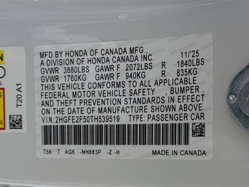 New 2026 Honda Civic Sport image 36