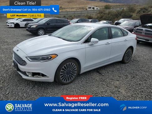 Used 2018 Ford Fusion SE w/ Fusion SE Technology Package FWD image 1