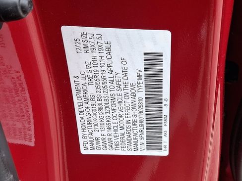 New 2026 Honda Odyssey Touring image 19