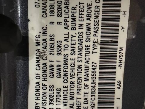 Used 2018 Honda Civic EX-T image 20