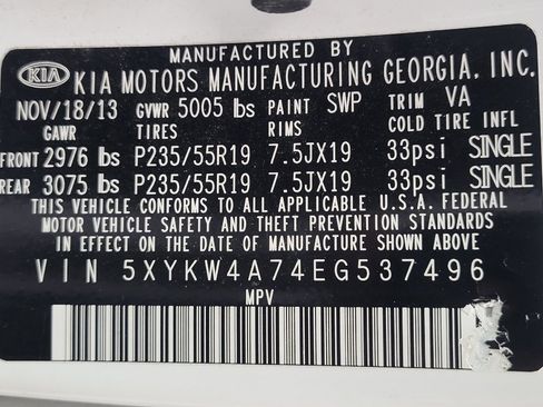 Used 2014 Kia Sorento SX FWD image 33