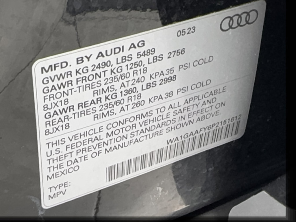 Used 2023 Audi Q5 2.0T Premium w/ Convenience Package AWD/4WD image 60