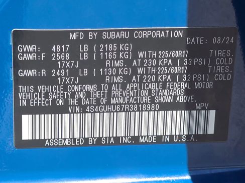 Certified 2024 Subaru Crosstrek 2.5i Wilderness w/ Crosstrek Mirror Package AWD/4WD image 30