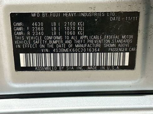 Used 2012 Subaru Legacy 3.6R Limited w/ Popular Pkg 2 image 32