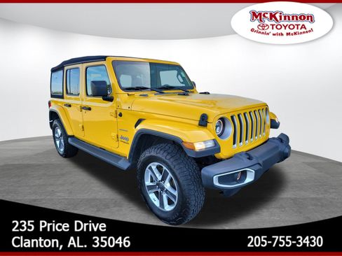 Used 2020 Jeep Wrangler Unlimited Sahara AWD/4WD image 1