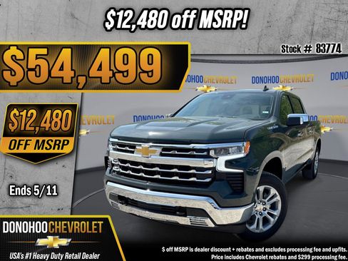 New 2026 Chevrolet Silverado 1500 LTZ w/ LTZ Premium Package AWD/4WD image 1