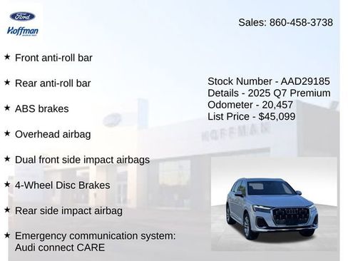 Used 2025 Audi Q7 2.0T Premium w/ Convenience Package image 20
