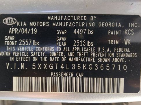 Used 2019 Kia Optima LX FWD image 33