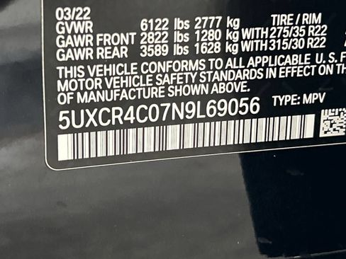 Used 2022 BMW X5 sDrive40i w/ M Sport Package RWD image 45