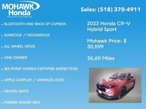 Certified 2023 Honda CR-V Sport image 8