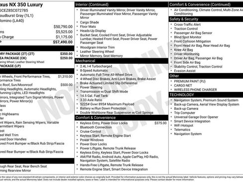 Used 2025 Lexus NX 350 AWD w/ Accessory Package (2T) image 35