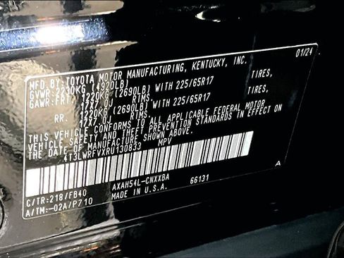 Certified 2024 Toyota RAV4 LE AWD/4WD image 33