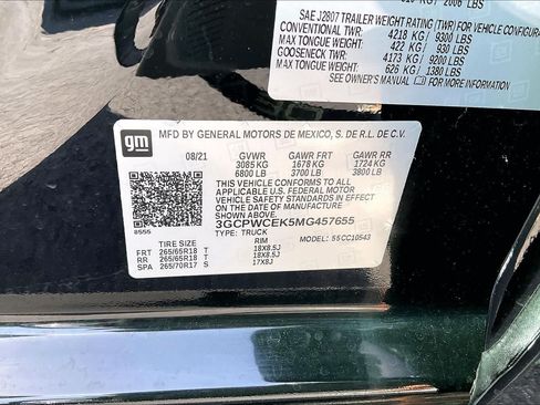 Certified 2021 Chevrolet Silverado 1500 LT RWD image 30
