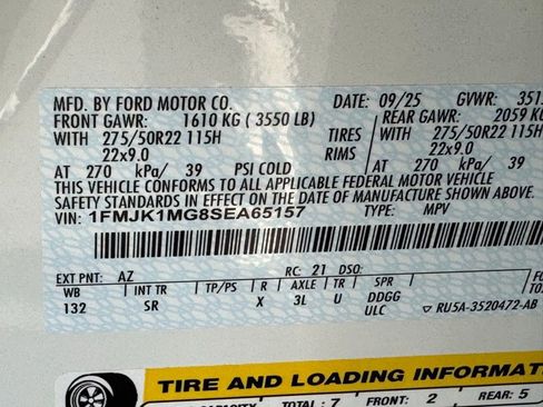 New 2025 Ford Expedition Max Platinum w/ Platinum Ultimate Package image 44