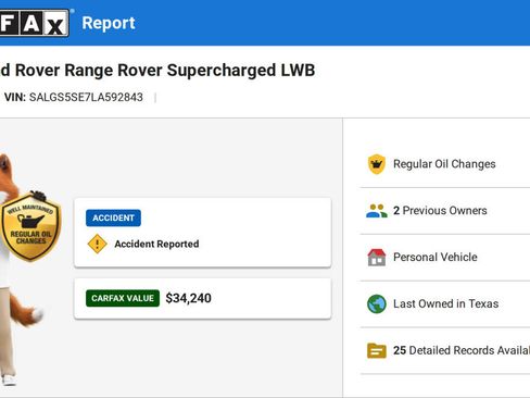 Used 2020 Land Rover Range Rover Long Wheelbase HSE AWD/4WD image 23