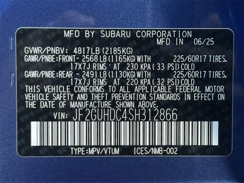 New 2025 Subaru Crosstrek 2.5i Premium w/ Crosstrek Mirror Package image 21