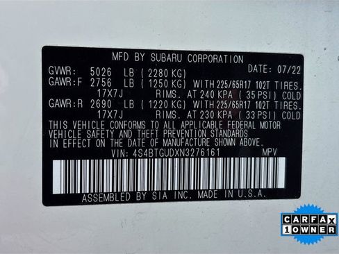 Used 2022 Subaru Outback Wilderness image 32
