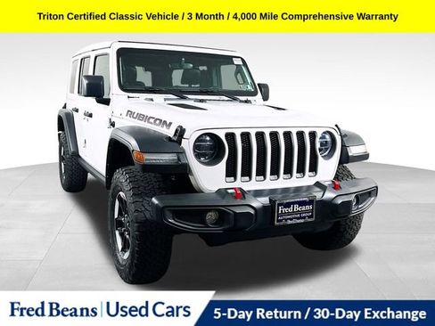 Used 2022 Jeep Wrangler Unlimited Rubicon w/ LED Lighting Group AWD/4WD image 1