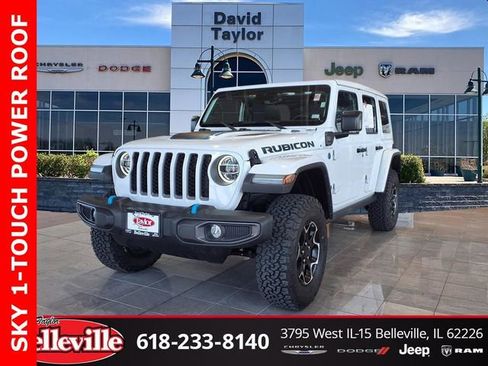 Certified 2021 Jeep Wrangler Unlimited Rubicon 4xe w/ Safety Group AWD/4WD image 1