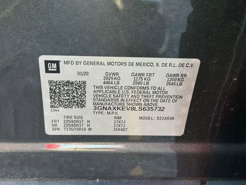 Used 2020 Chevrolet Equinox LT w/ LPO, Floor Liner Package image 18