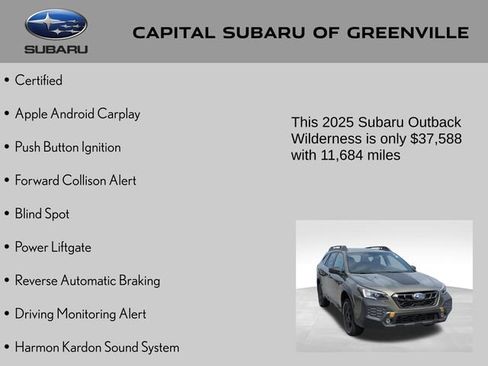 Used 2025 Subaru Outback Wilderness AWD/4WD image 9