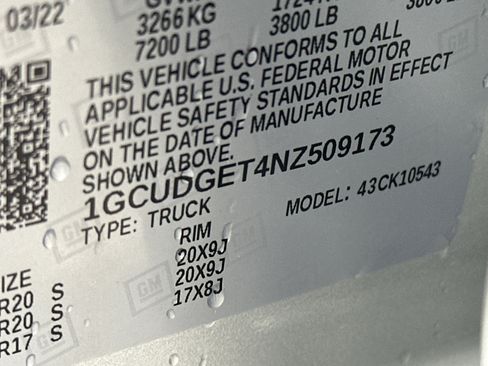 Used 2022 Chevrolet Silverado 1500 LTZ image 34