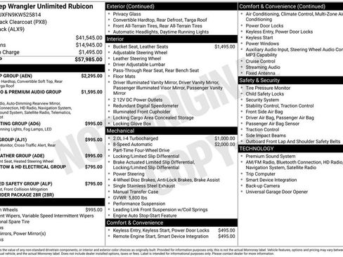 Used 2019 Jeep Wrangler Unlimited Rubicon w/ Dual Top Group image 7