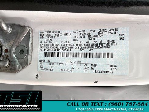 Used 2015 Ford Escape Titanium w/ Equipment Group 301A AWD/4WD image 36