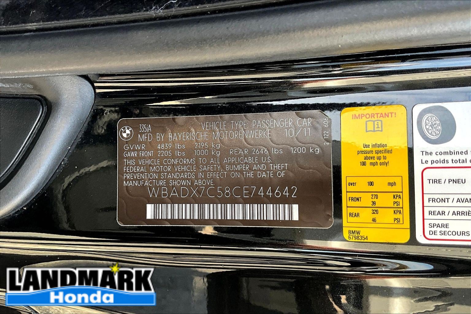 Used 2012 BMW 335i Convertible RWD image 34