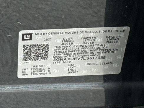 Used 2020 Chevrolet Equinox LT AWD/4WD image 33