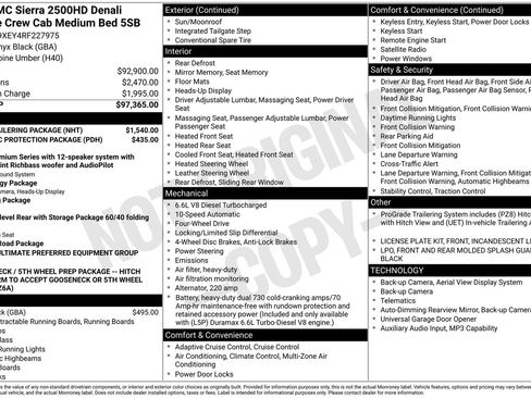 Used 2024 GMC Sierra 2500 Denali Ultimate w/ Max Trailering Package AWD/4WD image 2