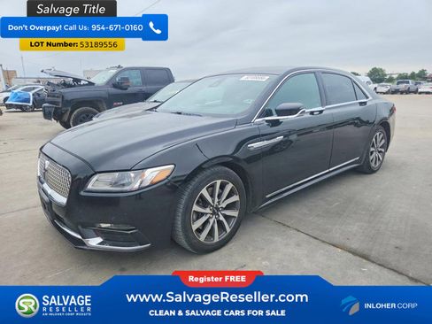 Used 2019 Lincoln Continental AWD w/ Equipment Group 500A image 1