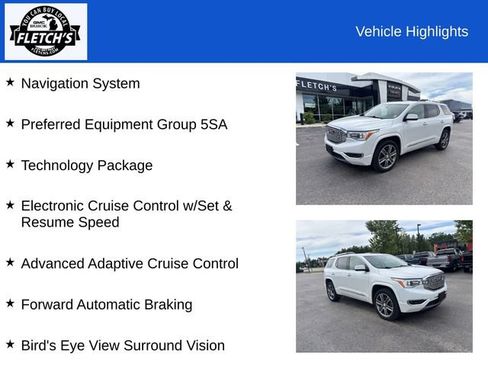 Used 2019 GMC Acadia Denali w/ Technology Package AWD/4WD image 2