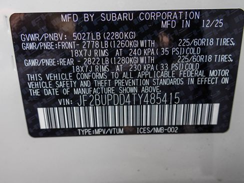 Used 2026 Subaru Outback Limited AWD/4WD image 48