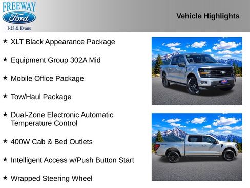 Used 2025 Ford F150 XLT w/ Equipment Group 302A MID AWD/4WD image 2