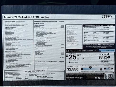 Certified 2025 Audi Q5 2.0T Premium Plus w/ Premium Plus image 21