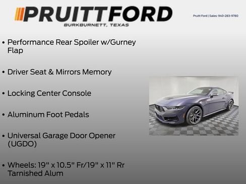 New 2025 Ford Mustang Dark Horse w/ Dark Horse Handlin Package RWD image 26