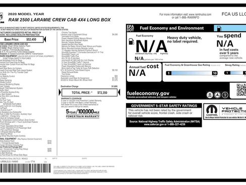 Used 2020 RAM 2500 Laramie image 44