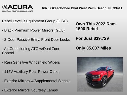 Used 2022 RAM 1500 Rebel w/ Rebel Level B Equipment Group image 12