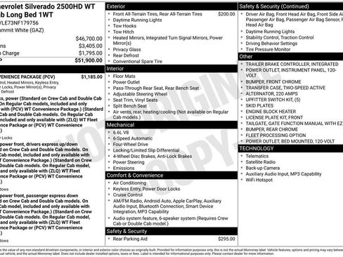 Used 2022 Chevrolet Silverado 2500 W/T w/ WT Convenience Package AWD/4WD image 5